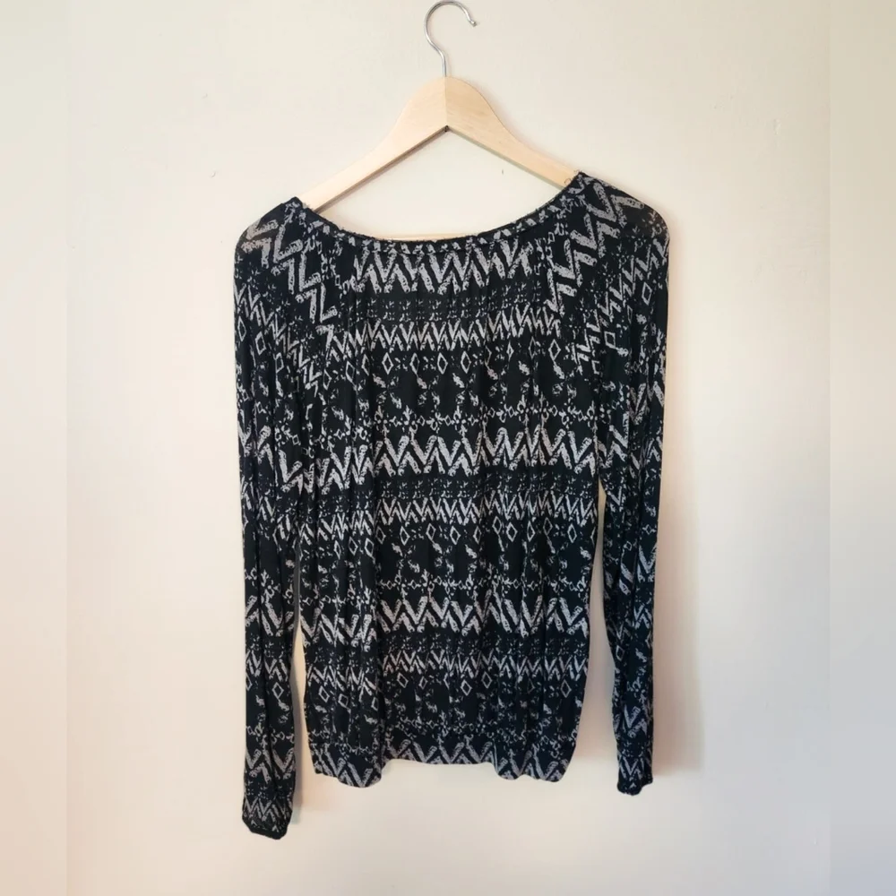 Maurice's Soft Aztec Long Sleeve Shirt - Picture 2 of 2
